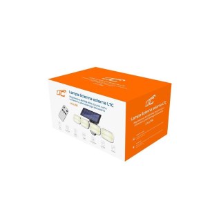 Lampa ścienna solarna regulowana z pilotem 8 LED COB 800lm PIR IP65 4800mAh