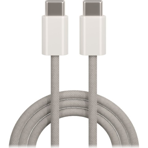 Maxlife kabel MXUC-06 USB-C - USB-C 1,0 m 20W szary nylonowy Maxlife kabel MXUC-06 USB-C - USB-C 1,0 m 20W szary nylonowy
