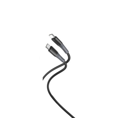 XO kabel NB-Q226B USB-C - USB-C 1m 60W czarny XO kabel NB-Q226B USB-C - USB-C 1m 60W czarny