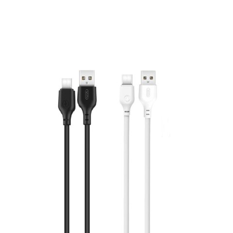 XO kabel NB103 USB - USB-C 1,0 m 2,1A czarny 30szt / biały 20szt zestaw XO kabel NB103 USB - USB-C 1,0 m 2,1A czarny 30szt / biały 20szt zestaw