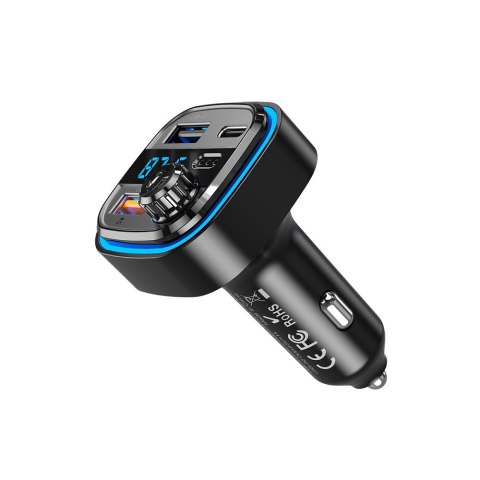 XO transmiter FM BCC08 Bluetooth MP3 ładowarka samochodowa 3,1A czarna XO transmiter FM BCC08 Bluetooth MP3 ładowarka samochodowa 3,1A czarna