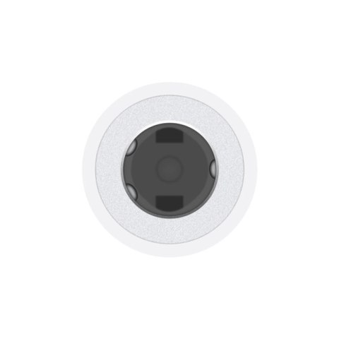 Adapter Apple MMX62ZM/A Lightning - mini jack 3.5 mm (żeński) - biały Adapter Apple MMX62ZM/A Lightning - mini jack 3.5 mm (żeński) - biały