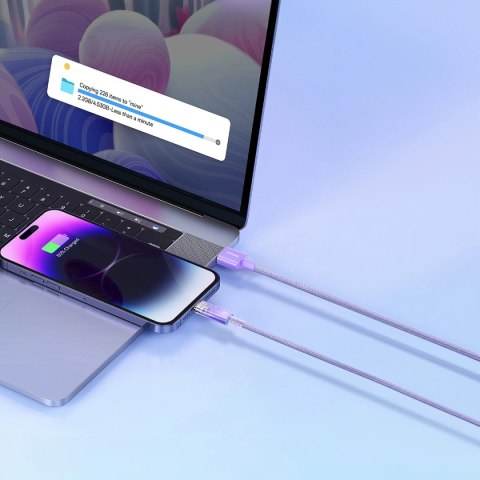 Baseus Explorer Series kabel przewód USB - Lightning 2,4A 2 m biały (CATS010102) Baseus Explorer Series kabel przewód USB - Lightning 2,4A 2 m biały (CATS010102)