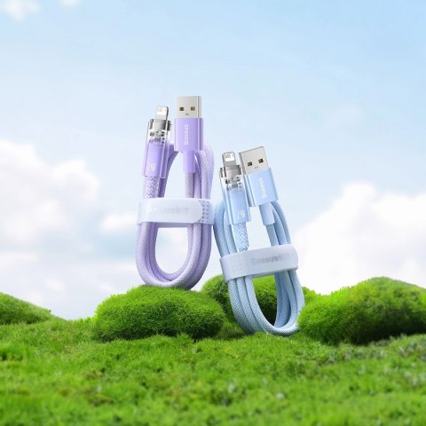 Baseus Explorer Series kabel przewód USB - Lightning 2,4A 2 m biały (CATS010102) Baseus Explorer Series kabel przewód USB - Lightning 2,4A 2 m biały (CATS010102)