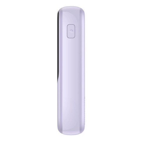 Baseus Qpow powerbank 10000mAh wbudowany kabel USB Typu C 22.5W Quick Charge SCP AFC FCP fioletowy (PPQD020105) Baseus Qpow powerbank 10000mAh wbudowany kabel USB Typu C 22.5W Quick Charge SCP AFC FCP fioletowy (PPQD020105)