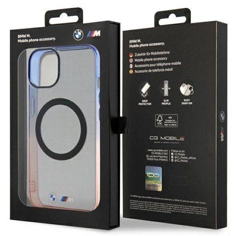 Etui BMW Gradient Bumper MagSafe na iPhone 14 Plus - szare Etui BMW Gradient Bumper MagSafe na iPhone 14 Plus - szare