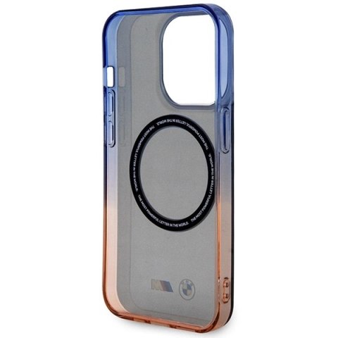 Etui BMW Gradient Bumper MagSafe na iPhone 14 Pro Max - szare Etui BMW Gradient Bumper MagSafe na iPhone 14 Pro Max - szare