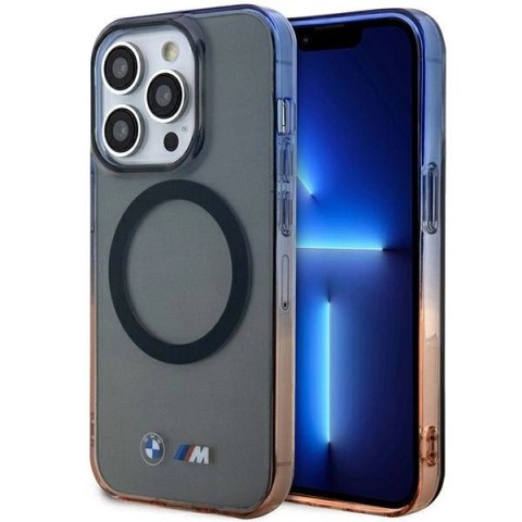 Etui BMW Gradient Bumper MagSafe na iPhone 14 Pro - szare Etui BMW Gradient Bumper MagSafe na iPhone 14 Pro - szare