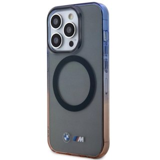 Etui BMW Gradient Bumper MagSafe na iPhone 14 Pro - szare