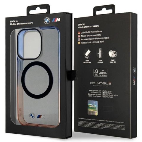 Etui BMW Gradient Bumper MagSafe na iPhone 14 Pro - szare Etui BMW Gradient Bumper MagSafe na iPhone 14 Pro - szare