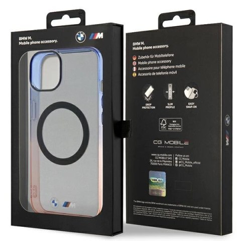 Etui BMW Gradient Bumper MagSafe na iPhone 14 - szare Etui BMW Gradient Bumper MagSafe na iPhone 14 - szare