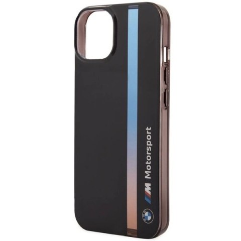 Etui BMW IML Tricolor Stripe na iPhone 14 - czarne Etui BMW IML Tricolor Stripe na iPhone 14 - czarne