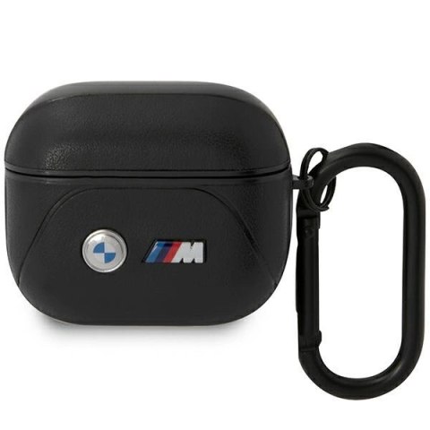 Etui BMW Leather Curved Line na AirPods 3 gen - czarne Etui BMW Leather Curved Line na AirPods 3 gen - czarne