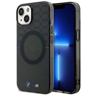 Etui BMW Pattern MagSafe na iPhone 14 Plus - szare