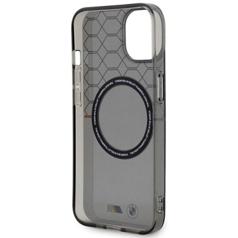 Etui BMW Pattern MagSafe na iPhone 14 Plus - szare Etui BMW Pattern MagSafe na iPhone 14 Plus - szare