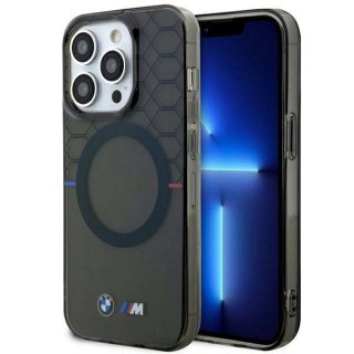 Etui BMW Pattern MagSafe na iPhone 14 Pro Max - szare