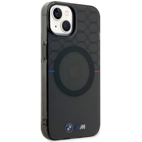 Etui BMW Pattern MagSafe na iPhone 14 - szare