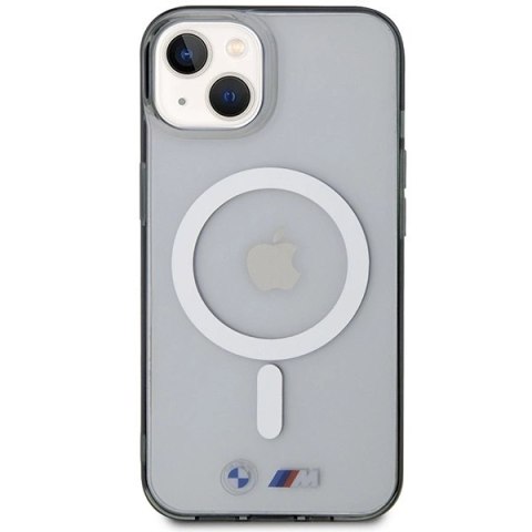 Etui BMW Silver Ring MagSafe na iPhone 14 - przezroczyste Etui BMW Silver Ring MagSafe na iPhone 14 - przezroczyste
