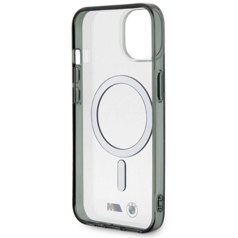 Etui BMW Silver Ring MagSafe na iPhone 14 - przezroczyste Etui BMW Silver Ring MagSafe na iPhone 14 - przezroczyste