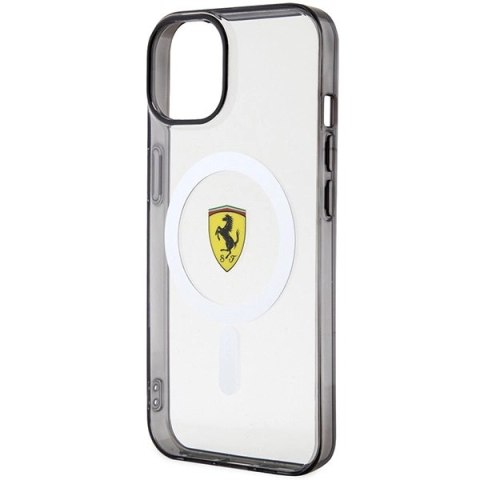 Etui Ferrari Outline MagSafe na iPhone 14 Plus - przezroczyste
