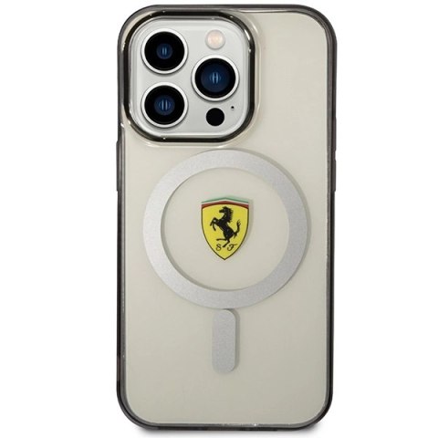 Etui Ferrari Outline MagSafe na iPhone 14 Pro Max - przezroczyste Etui Ferrari Outline MagSafe na iPhone 14 Pro Max - przezroczyste