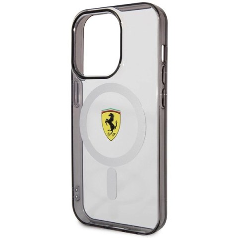 Etui Ferrari Outline MagSafe na iPhone 14 Pro Max - przezroczyste Etui Ferrari Outline MagSafe na iPhone 14 Pro Max - przezroczyste