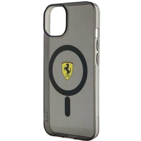 Etui Ferrari Translucent MagSafe na iPhone 14 - czarne