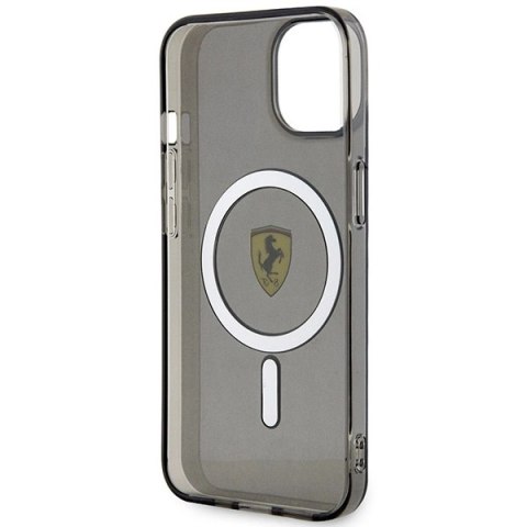 Etui Ferrari Translucent MagSafe na iPhone 14 - czarne