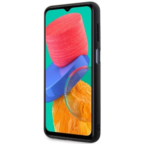 Etui Guess 4G Metal Gold Logo na Samsung Galaxy M33 5G - szare