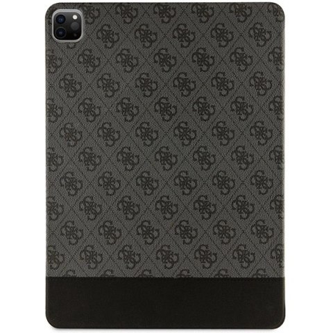Etui Guess 4G Stripe Allover na iPad Pro 12.9" - czarne