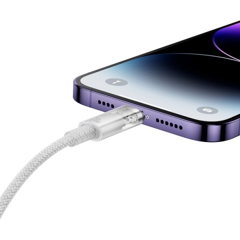 Kabel Baseus CATS010302 Lightning - USB-C 20W 480Mb/s 2m - biały Kabel Baseus CATS010302 Lightning - USB-C 20W 480Mb/s 2m - biały