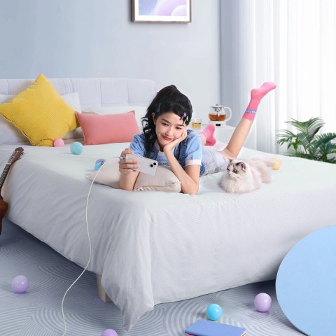 Kabel Baseus CATS010302 Lightning - USB-C 20W 480Mb/s 2m - biały Kabel Baseus CATS010302 Lightning - USB-C 20W 480Mb/s 2m - biały