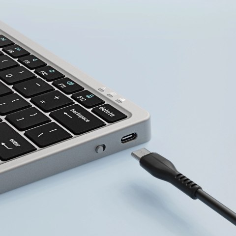 Klawiatura bezprzewodowa Bluetooth z touchpadem Dux Ducis OK Series - czarna Klawiatura bezprzewodowa Bluetooth z touchpadem Dux Ducis OK Series - czarna