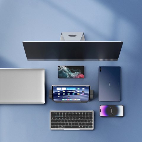 Klawiatura bezprzewodowa Bluetooth z touchpadem Dux Ducis OK Series - czarna Klawiatura bezprzewodowa Bluetooth z touchpadem Dux Ducis OK Series - czarna