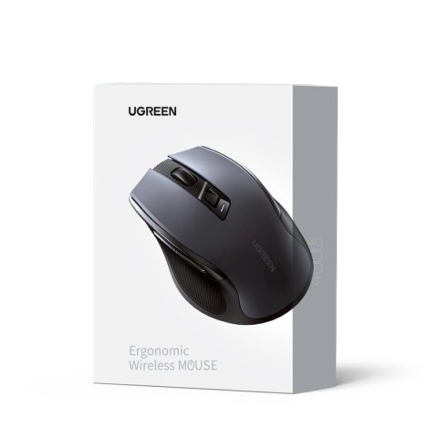 Mysz optyczna Ugreen MU006 bezprzewodowa USB 2.4GHz / Bluetooth 5.0 4000 DPI - czarna Mysz optyczna Ugreen MU006 bezprzewodowa USB 2.4GHz / Bluetooth 5.0 4000 DPI - czarna