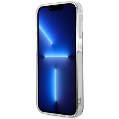 Etui Guess 4G MagSafe na iPhone 14 Pro - brązowe