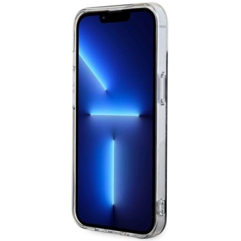 Etui Guess Marble MagSafe na iPhone 14 - czarne