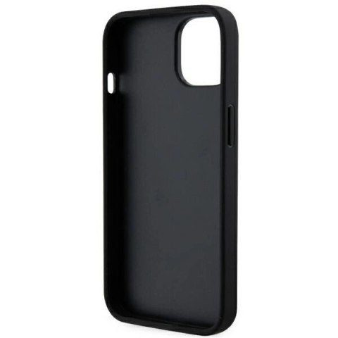 Etui Karl Lagerfeld Saffiano Monogram Choupette na iPhone 14 Plus - czarne Etui Karl Lagerfeld Saffiano Monogram Choupette na iPhone 14 Plus - czarne