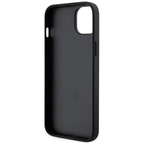 Etui Karl Lagerfeld Saffiano Monogram Ikonik na iPhone 14 Plus - czarne Etui Karl Lagerfeld Saffiano Monogram Ikonik na iPhone 14 Plus - czarne