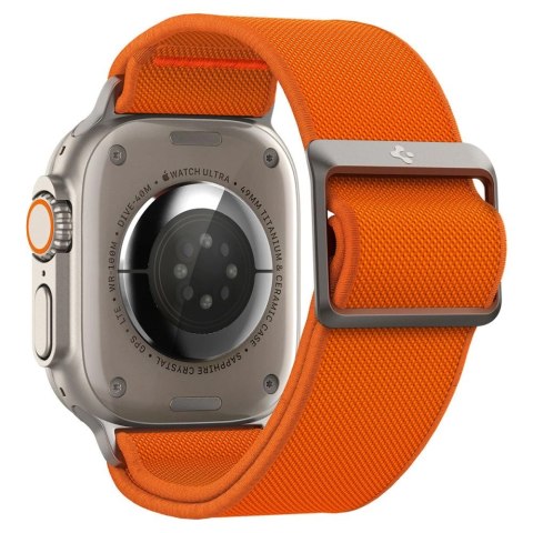 Pasek Spigen Fit Lite Ultra na Apple Watch 4 / 5 / 6 / 7 / 8 / SE / Ultra (42/44/45/49 mm) - pomarańczowy Pasek Spigen Fit Lite Ultra na Apple Watch 4 / 5 / 6 / 7 / 8 / SE / Ultra (42/44/45/49 mm) - pomarańczowy