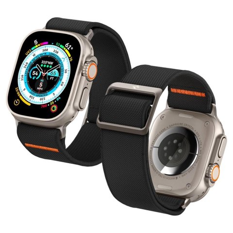 Pasek Spigen Fit Lite Ultra na Apple Watch 4/5/6/7/8/9/SE/Ultra (42/44/45/49 mm) - czarny Pasek Spigen Fit Lite Ultra na Apple Watch 4/5/6/7/8/9/SE/Ultra (42/44/45/49 mm) - czarny