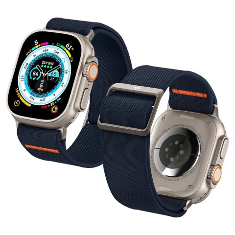 Pasek Spigen Fit Lite Ultra na Apple Watch 4/5/6/7/8/9/SE/Ultra (42/44/45/49 mm) - granatowy Pasek Spigen Fit Lite Ultra na Apple Watch 4/5/6/7/8/9/SE/Ultra (42/44/45/49 mm) - granatowy