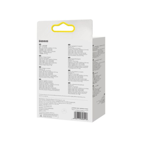 Baseus Compact ładowarka sieciowa 2x USB 10.5W biały (CCXJ010202) Baseus Compact ładowarka sieciowa 2x USB 10.5W biały (CCXJ010202)