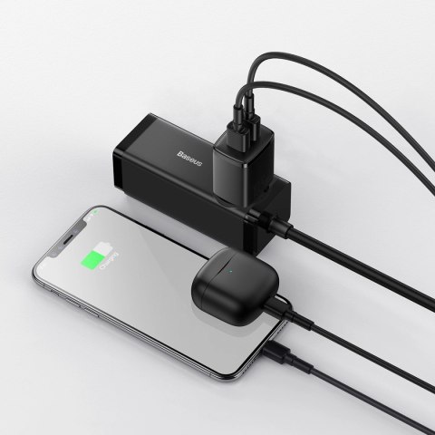 Baseus Compact ładowarka sieciowa 2x USB 10.5W czarny (CCXJ010201) Baseus Compact ładowarka sieciowa 2x USB 10.5W czarny (CCXJ010201)