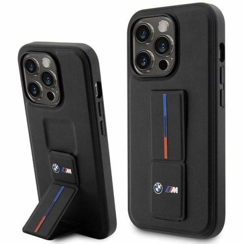 Etui BMW Grip Hot Stamp na iPhone 14 Pro Max - czarne Etui BMW Grip Hot Stamp na iPhone 14 Pro Max - czarne
