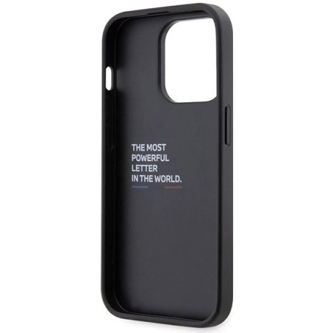 Etui BMW Grip Hot Stamp na iPhone 14 Pro Max - czarne Etui BMW Grip Hot Stamp na iPhone 14 Pro Max - czarne