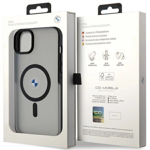 Etui BMW Signature MagSafe na iPhone 14 Plus - czarne Etui BMW Signature MagSafe na iPhone 14 Plus - czarne