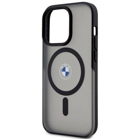 Etui BMW Signature MagSafe na iPhone 14 Pro Max - czarne
