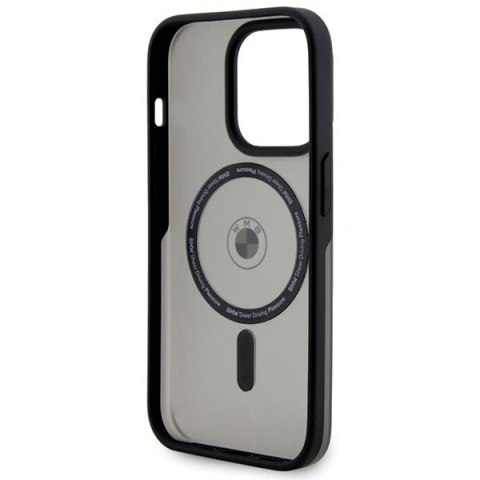 Etui BMW Signature MagSafe na iPhone 14 Pro Max - czarne