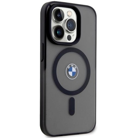 Etui BMW Signature MagSafe na iPhone 14 Pro - czarne Etui BMW Signature MagSafe na iPhone 14 Pro - czarne
